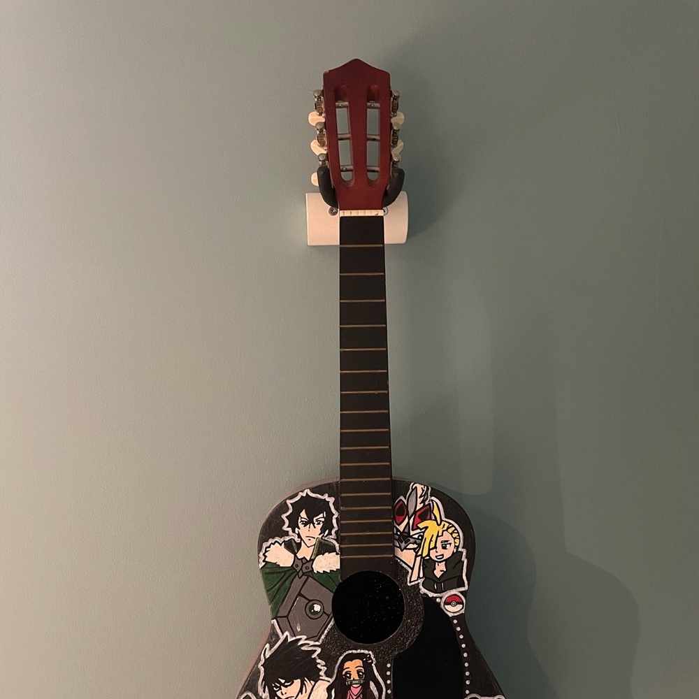 Anime guitar. Hand painted by me 🤗